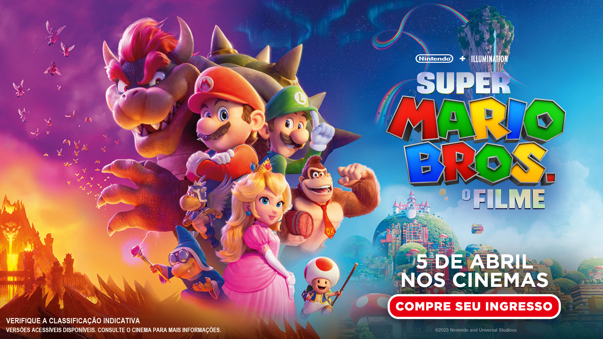 Super Mario Bros.: O Filme - 5 de Abril de 2023